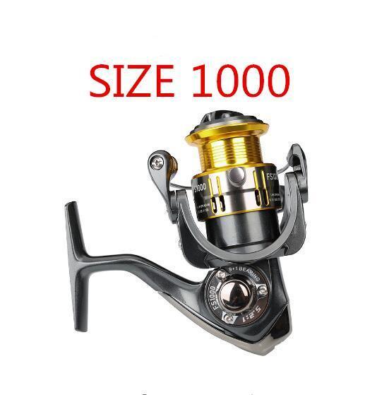 Tsurinoya 800/1000 Spining Reel 9+1Bb/5.2:1 Metal Spool Aluminium Moulinet Peche-Spinning Reels-KeZhi Fishing Tackle Store-1000 Size-Bargain Bait Box