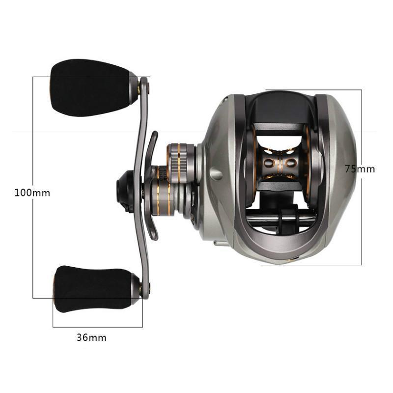 Tsurinoya Bait Casting Reel 9+1Bb 6.6:1 Baitcasting Wheel Magnetic & Centrifugal-Baitcasting Reels-Angler' Store-Left Hand-Bargain Bait Box