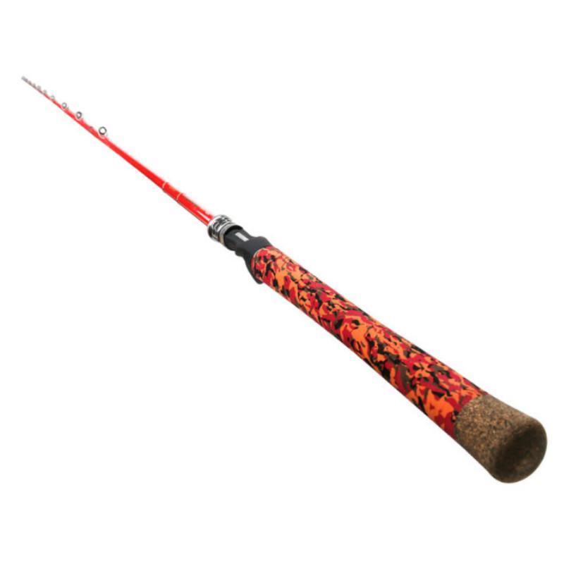 Tsurinoya Casting Fishing Rod 2.28M 2 Section Carbon Lure Rod Fuji Guide Ring-Baitcasting Rods-Hepburn's Garden Store-Red-Bargain Bait Box