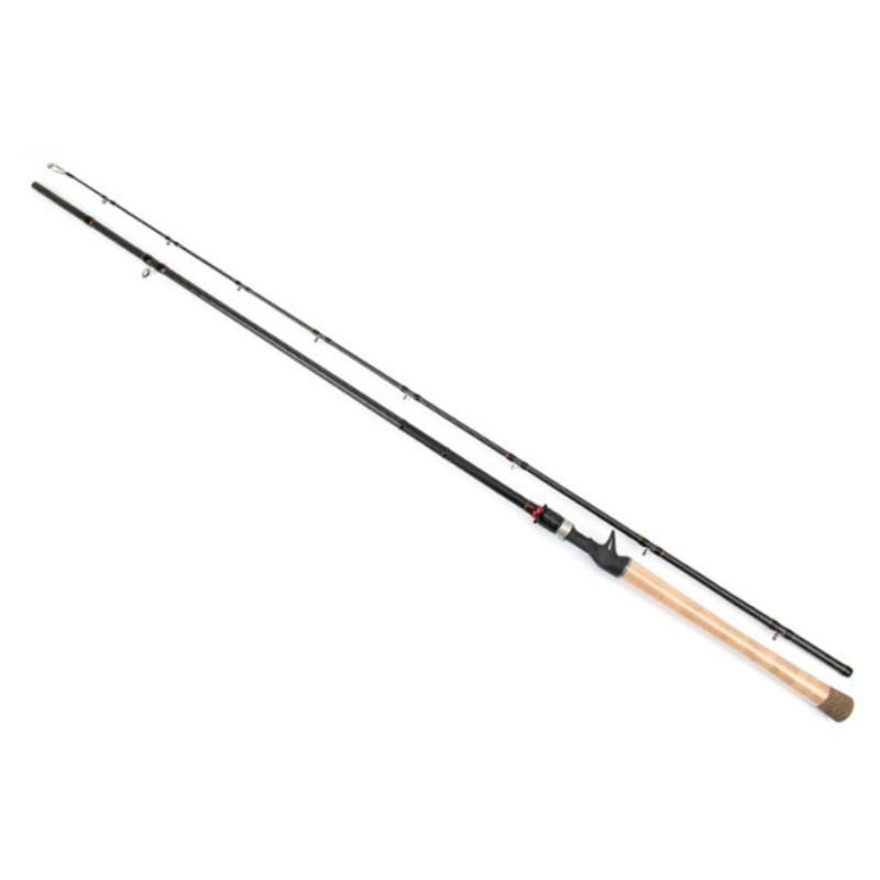 Tsurinoya Casting Fishing Rod 2.28M 2 Section Carbon Lure Rod Fuji Guide Ring-Baitcasting Rods-Hepburn&#39;s Garden Store-Red-Bargain Bait Box