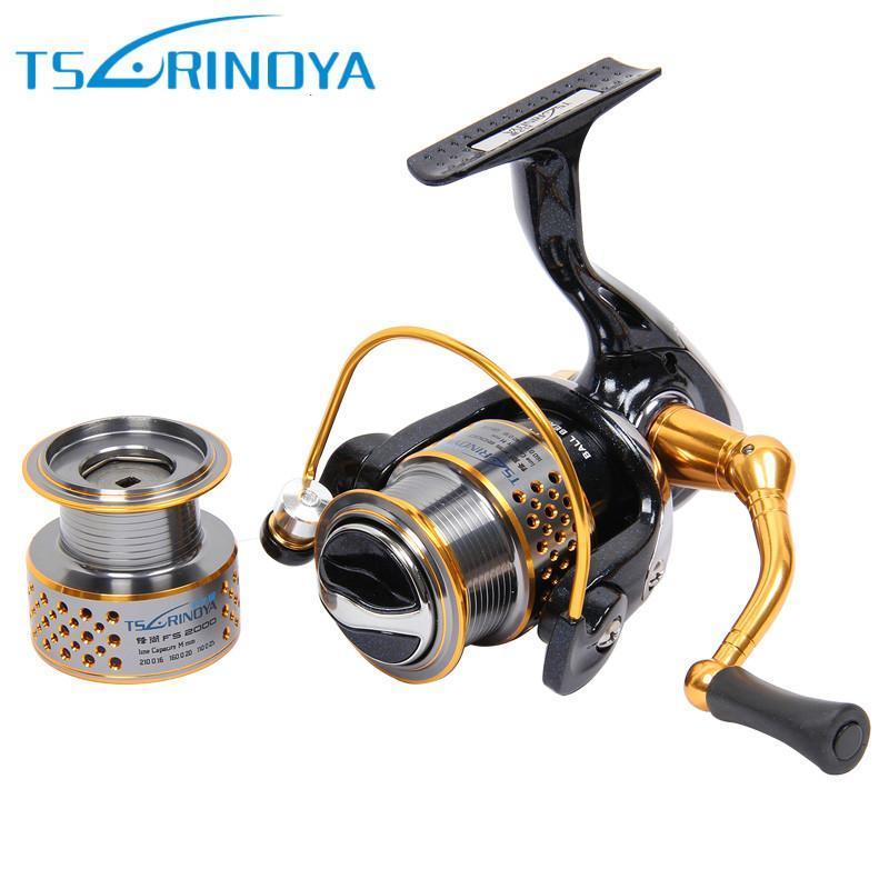 Tsurinoya F2000 Spinning Fishing Reel + Metal Spare Spool 9Bb 5.2:1 Saltwater-Spinning Reels-Angler&#39; Store-Bargain Bait Box