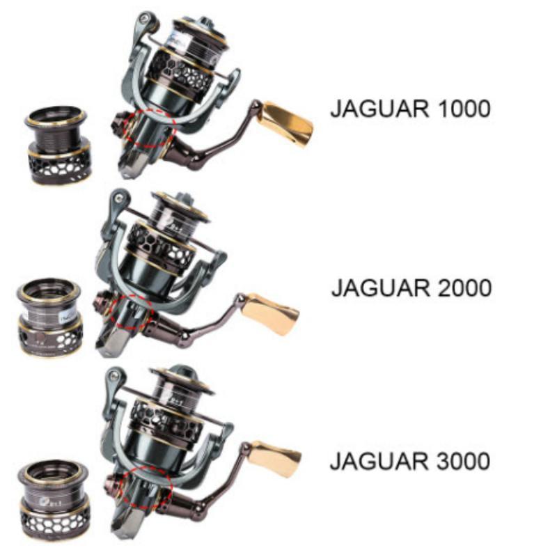 Tsurinoya Jaguar 1000 2000 3000 Spinning Fishing Reel + Spare Spool Lure Wheel-Spinning Reels-Hepburn&#39;s Garden Store-1000 Series-Bargain Bait Box