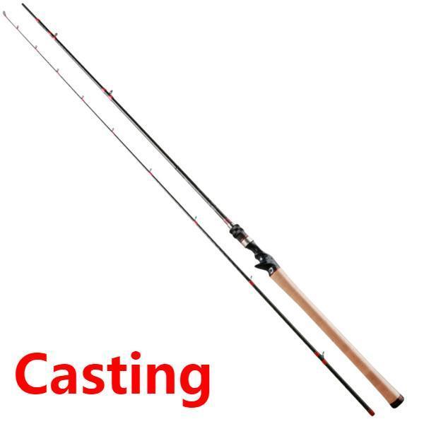 Tsurinoya Lure Fishing Rod 2.47M 2 Section M Power Carbon Fiber Spinning/Casting-Baitcasting Rods-Hepburn's Garden Store-Yellow-Bargain Bait Box
