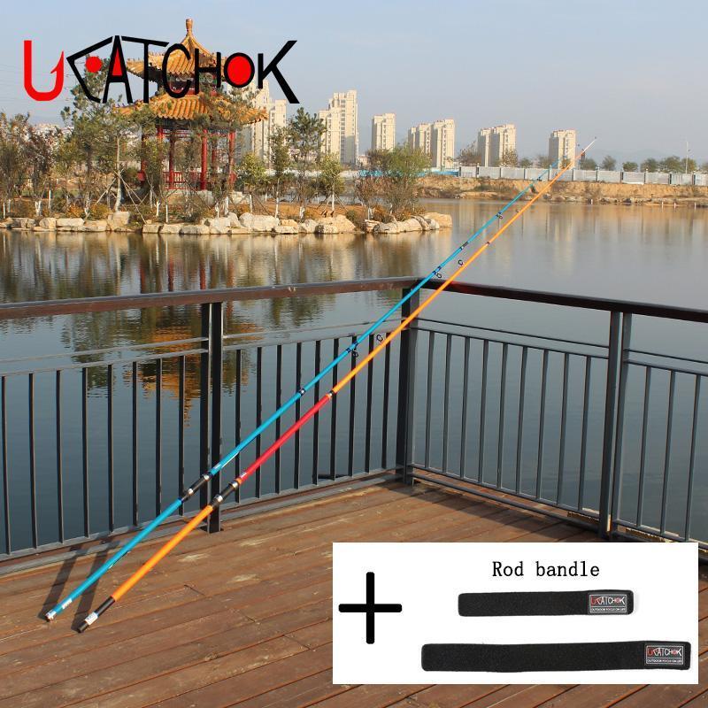 Ucok 1Pcs/Pack 4.5M Carbon Fiber Beach Far Shot Long Casting Fishing Rod 3-Baitcasting Rods-ucatchok outdoors Store-Bargain Bait Box