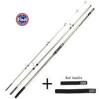 Ucok Fuji Reel Seat 4.2M 3 Sections High Carbon Surf Fishing Rod Distance-Baitcasting Rods-ucatchok outdoors Store-Bargain Bait Box