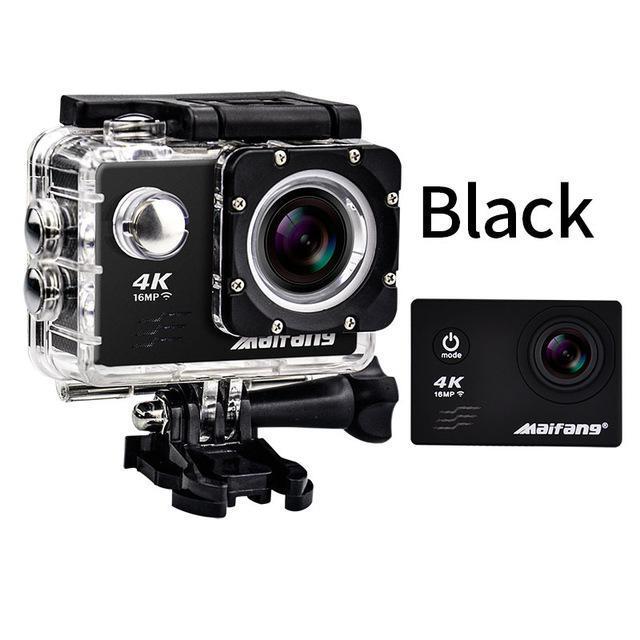 Ultra Hd 4K Action Camera Wifi Camcorders 16Mp 170 Go Cam 4 K Deportiva 2 Inch-Action Cameras-icamera-Black-Standard-Bargain Bait Box