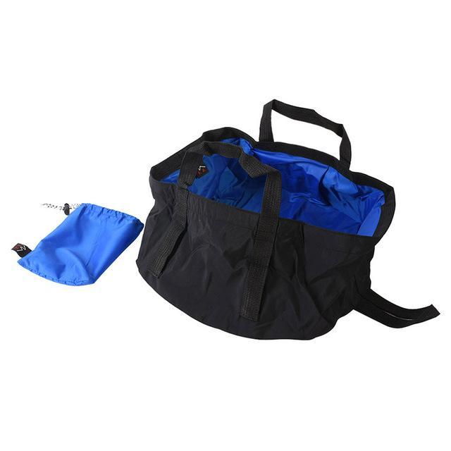 *Ultra-Light 8.5L Portable Folding Washbasin Camping Basin Outdoor Survival-Skydive Vincent Store-Blue-Bargain Bait Box
