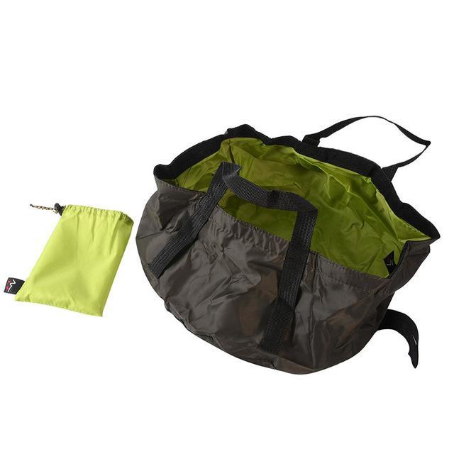 *Ultra-Light 8.5L Portable Folding Washbasin Camping Basin Outdoor Survival-Skydive Vincent Store-Green-Bargain Bait Box