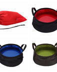 *Ultra-Light 8.5L Portable Folding Washbasin Camping Basin Outdoor Survival-Skydive Vincent Store-Red-Bargain Bait Box