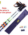 Ultra-Light Adjustable Camping Hiking Walking Trekking Stick Alpenstock Carbon-TAP Outdoor Products Mall-YELLOW-Bargain Bait Box