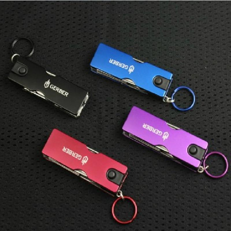 Ultra-Thin Multi Function Nail Clippers Combination Tools With Led Lights-Bao Zhibao Outdoor Store-GBzjj 7 in 1-red-Bargain Bait Box