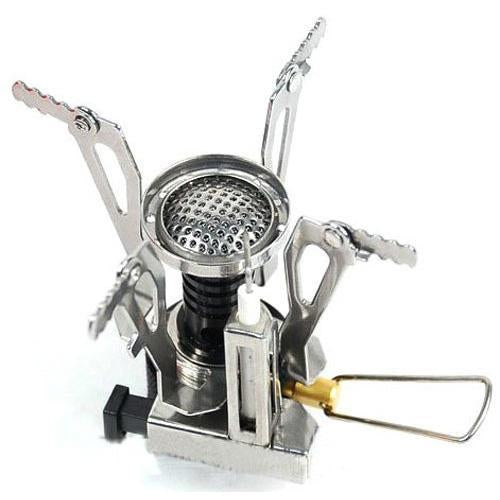 Ultralight Backpacking Canister Camp Stove With Piezo Ignition 3.9Oz-Let`s Go For Moun-Bargain Bait Box