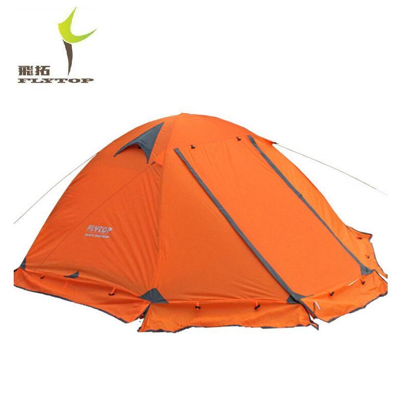 Ultralight Camping Hiking Tent 2 3 Person 4 Seasons Outdoor Recreat Tent-For Joy Store-Orange-Bargain Bait Box