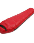 Ultralight Down Sport Hiking Sleeping Bags Outdoor Winter Camping Duck Down-YunChengXiang Outdoor Store-1200G red-Bargain Bait Box