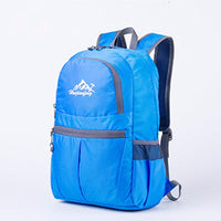 Ultralight Folding Backpack Waterproof Outdoor Hiking Camping Backpack Travel-gigibaobao-Black Color-Bargain Bait Box