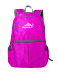 Ultralight Folding Backpack Waterproof Outdoor Hiking Camping Backpack Travel-gigibaobao-rose red-Bargain Bait Box