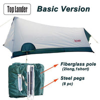 Ultralight Hiking Camping Tent 1 Person Waterproof Small Single 1 Man-Top Lander Enterprise Store-Basic Version-Bargain Bait Box