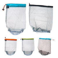 Ultralight Mesh Stuff Sack Outdoor Camping Storage Bag Portable Mesh Bag-gigibaobao-S-Bargain Bait Box