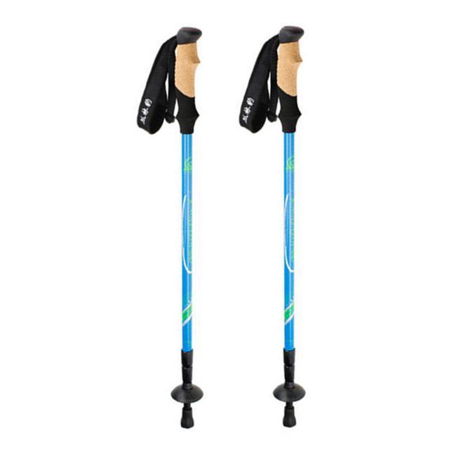 Ultralight Nordic Walking Sticks Adjustable Carbon Fiber Trekking,Hiking Poles-Shawn Shao Outdoor Store-Blue-Bargain Bait Box