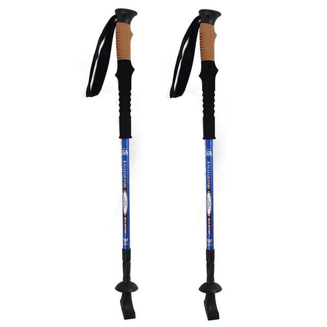 Ultralight Nordic Walking Sticks Telescopic Trekking Poles Anti Shock Hiking-Shawn Shao Outdoor Store-Blue-Bargain Bait Box