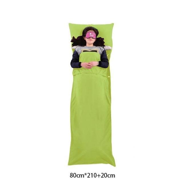 Ultralight Outdoor Sleeping Bag Liner Portable Cotton Sleeping Bags Camping-Sleeping Bags-OutdoorZ Store-Auroragreen 80x210-Bargain Bait Box