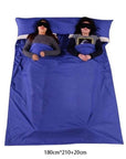 Ultralight Outdoor Sleeping Bag Liner Portable Cotton Sleeping Bags Camping-Sleeping Bags-OutdoorZ Store-Blue 180x210-Bargain Bait Box