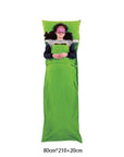 Ultralight Outdoor Sleeping Bag Liner Portable Cotton Sleeping Bags Camping-Sleeping Bags-OutdoorZ Store-Green 80x210-Bargain Bait Box