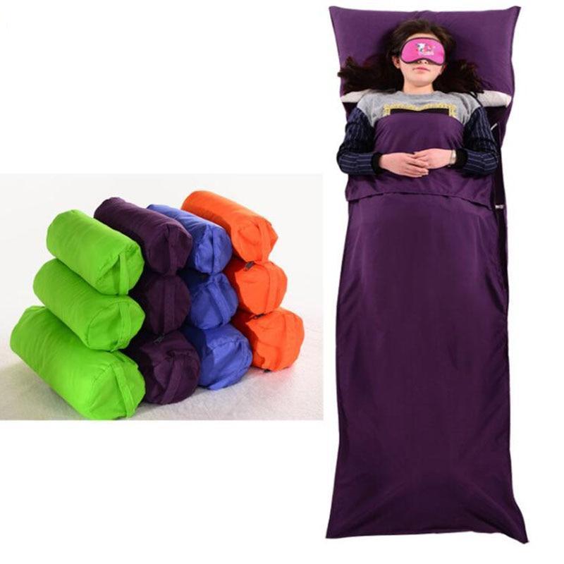 Ultralight Outdoor Sleeping Bag Liner Portable Cotton Sleeping Bags Camping-Sleeping Bags-OutdoorZ Store-Orange 180x210-Bargain Bait Box