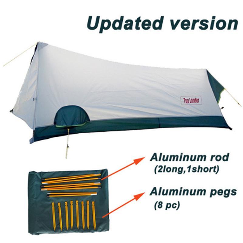 Ultralight Tent Portable 1 Person Single Tents Bivvy Uv Protection Waterproof-Toplander Outdoor Store-As picture shown-Bargain Bait Box