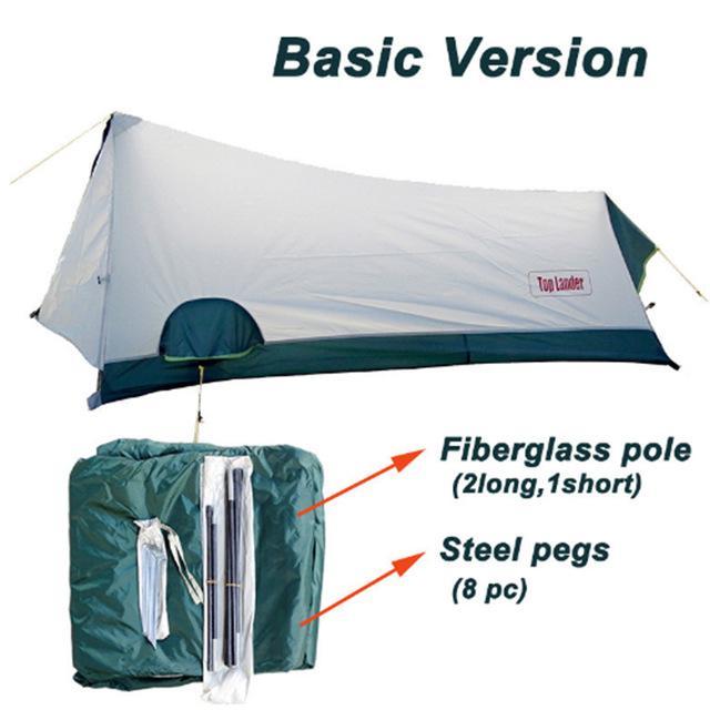 Ultralight Tent Portable 1 Person Single Tents Bivvy Uv Protection Waterproof-Toplander Outdoor Store-As picture shown-Bargain Bait Box