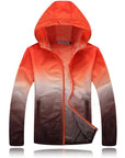 Umlife Women Jacket Thin Outdoor Sportswear Men Hooded Windbreaker Coat-Ausexy Store-Orange-S-Bargain Bait Box