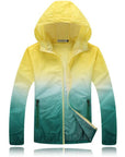 Umlife Women Jacket Thin Outdoor Sportswear Men Hooded Windbreaker Coat-Ausexy Store-Yellow-S-Bargain Bait Box