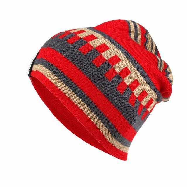 Unisex Brand Skiing Snowboard Caps Warm Winter Knitting Hats For Men And Women-copozz Official Store-Red-Bargain Bait Box