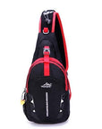 Unisex Ultra-Light Chest Bag Waterproof Shoulder Bag Outdoor Camping Hiking-gigibaobao-Black-Bargain Bait Box