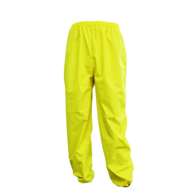 Unisex Waterproof Rain Fishing Hiking Motorcycle Over Trousers Pants-fishing pants-RUNSTAR Store-yellow-S-Bargain Bait Box