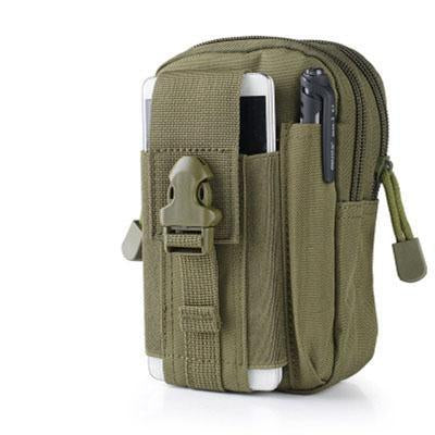 Universal Outdoor Sport Tactical Bag Molle Waist Nags 5.5/6 Inches Waterproof-YiWuLing Outdoor Tactical Store-army green-Bargain Bait Box