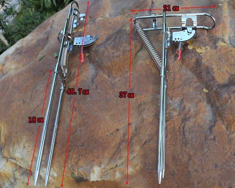 Updated Version Automatic Double Spring Angle Fish Pole Tackle Bracket Fishing-Automatic Fishing Rods-MBY Fishing Store-Bargain Bait Box