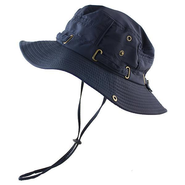 Upf 50+ Beach Cap Bucket Hat Men Women Boonie Hat Summer Uv Protection-Men's Bucket Hats-CAMOLAND Official Store-BL-Bargain Bait Box
