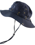Upf 50+ Beach Cap Bucket Hat Men Women Boonie Hat Summer Uv Protection-Men's Bucket Hats-CAMOLAND Official Store-BL-Bargain Bait Box
