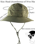 Upf 50+ Beach Cap Bucket Hat Men Women Boonie Hat Summer Uv Protection-Men's Bucket Hats-CAMOLAND Official Store-GN-Bargain Bait Box