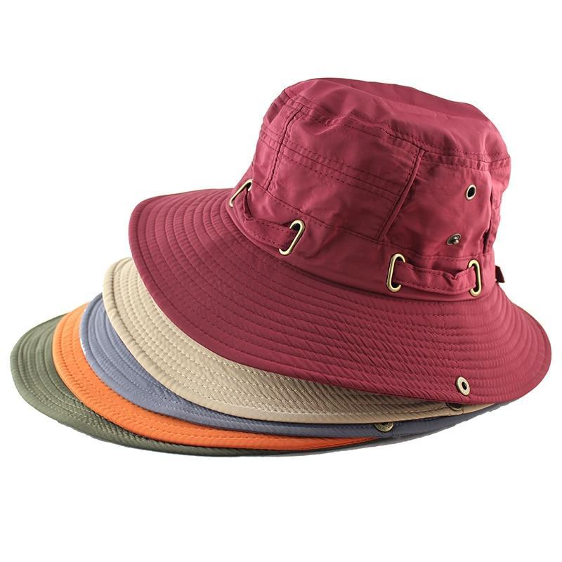 Upf 50+ Beach Cap Bucket Hat Men Women Boonie Hat Summer Uv Protection-Men&#39;s Bucket Hats-CAMOLAND Official Store-GN-Bargain Bait Box