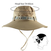 Upf 50+ Bucket Hat Summer Men Women Boonie Hat Outdoor Uv Protection Long Wide-Men's Bucket Hats-CAMOLAND Official Store-Army Green-Bargain Bait Box