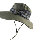 Upf 50+ Bucket Hat Summer Men Women Boonie Hat Outdoor Uv Protection Long Wide-Men's Bucket Hats-CAMOLAND Official Store-Army Green-Bargain Bait Box