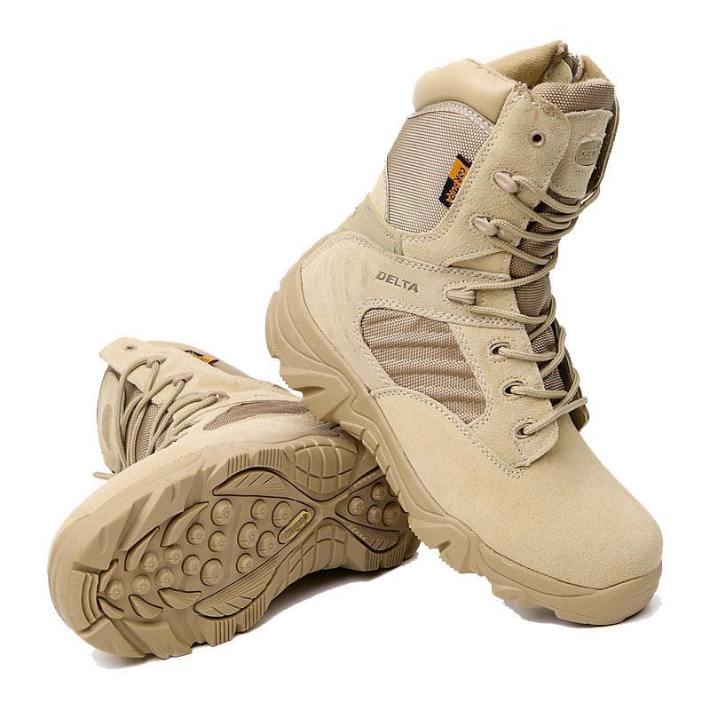 Us Force Men'S Outdoor Breathable Suede Military Combat Hiking Boots Shoes Men-Shop2927099 Store-Beige-6-Bargain Bait Box