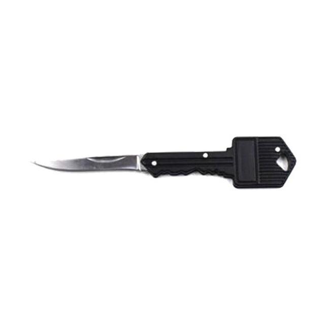 Useful Key Knife Keychain Key Shaped Folding Pocket Knife Self Defense-Sunnyrain Store-Black-Bargain Bait Box