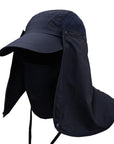 Uv Protection Hiking Visor Hat Face Neck Cover Fishing Sun Protcet Cap Est-One Loves One Store-QJ0530ZQ-Bargain Bait Box