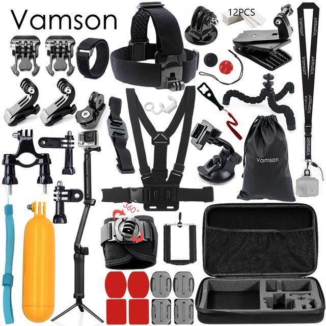 Vamson For Gopro Hero 6 5 Accessories Set Large Collection Box Monopod For Gopro-Action Cameras-V Camera Accessories Store-VS03F-Bargain Bait Box