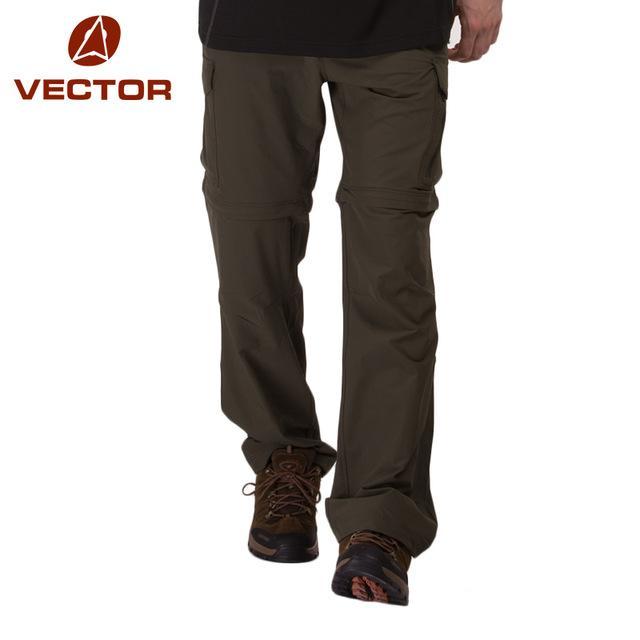 Vector Quick Dry Pants Men Summer Breathable Camping Hiking Trousers Removable-VECTOR official store-Army Green-S-Bargain Bait Box