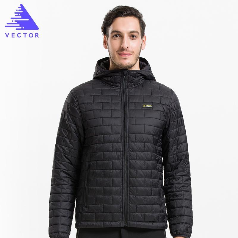 Vector Ultralight Mens Down Cotton Jackets Warm Autumn &amp; Winter Overcoats-VECTOR official store-black-S-Bargain Bait Box