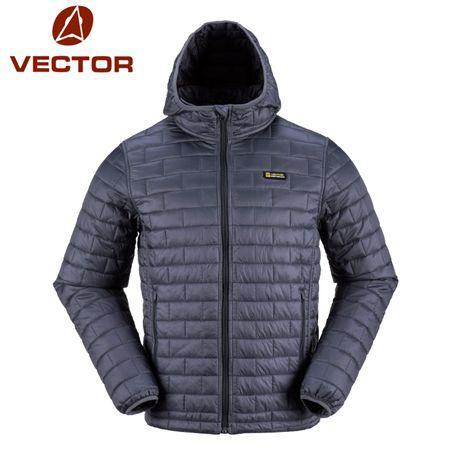 Vector Ultralight Mens Down Cotton Jackets Warm Autumn &amp; Winter Overcoats-VECTOR official store-gray-S-Bargain Bait Box